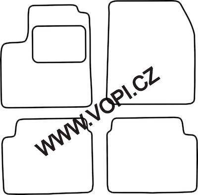 Autokoberce Chevrolet Aveo 2008 - 06/2011 Colorfit (920)